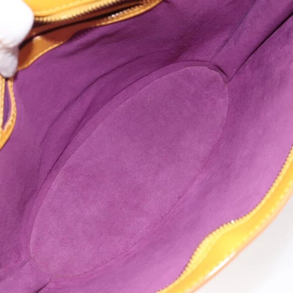 LOUIS VUITTON Epi Saint Jacques Poignees Long Bag Yellow M52339 LV Authentic - Picture 4 of 15